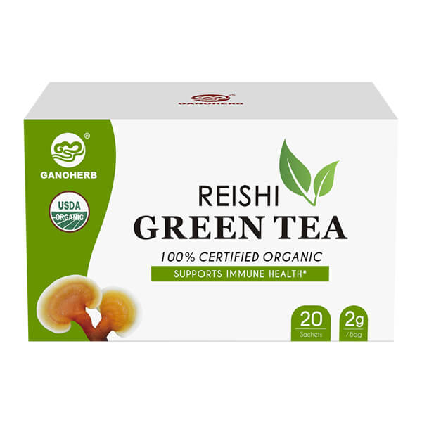 Herbal Tea with Reishi mushroom Green Tea (3)