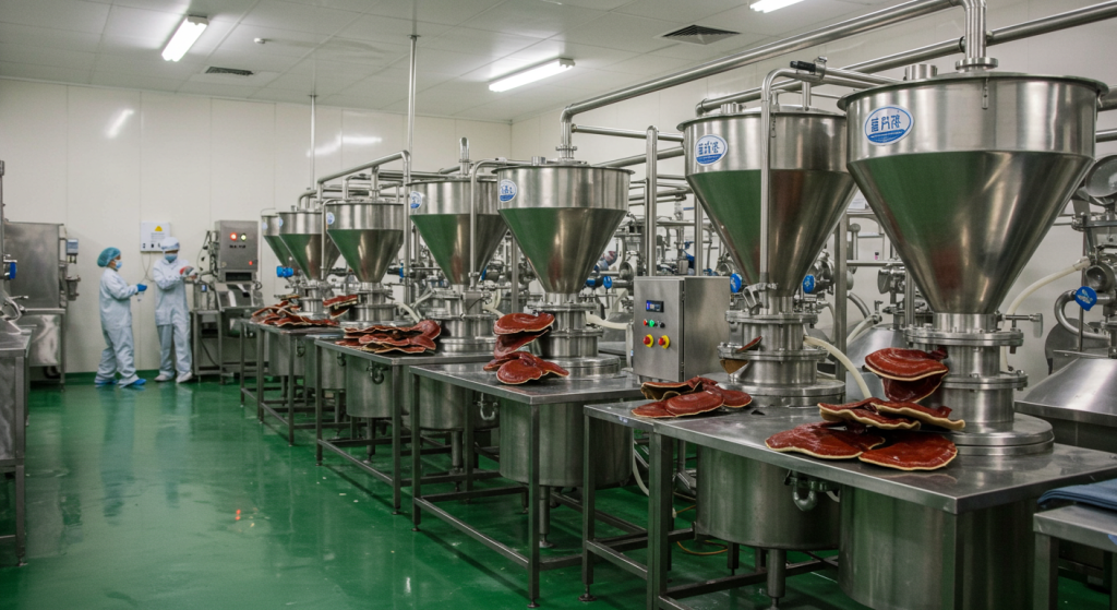 Reishi mushroom extract powder factory
