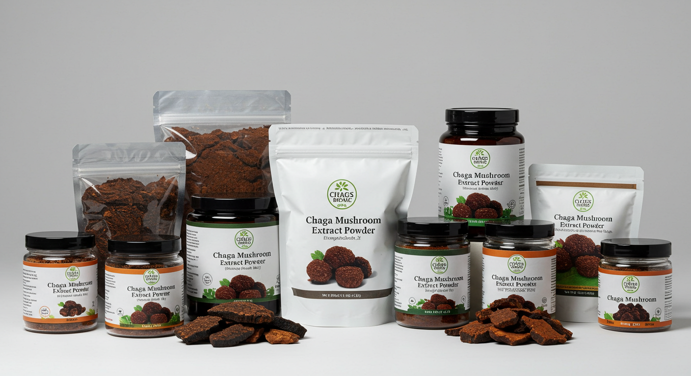 chaga mushroom extract powder manufacturers