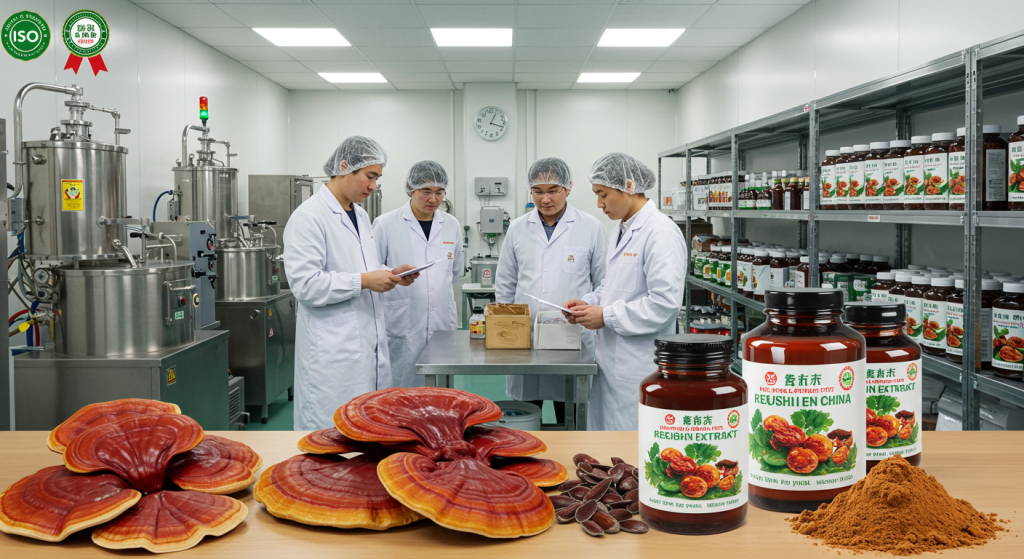 china reishi mushroom extract manufacturers