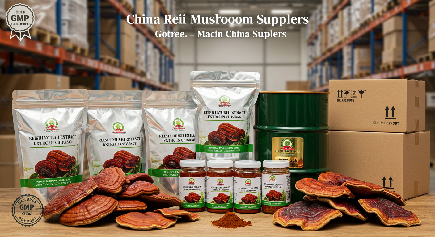 china reishi mushroom extract suppliers