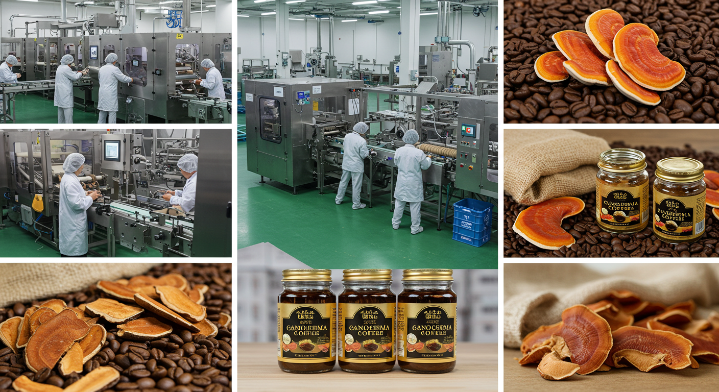 ganoderma coffee factory