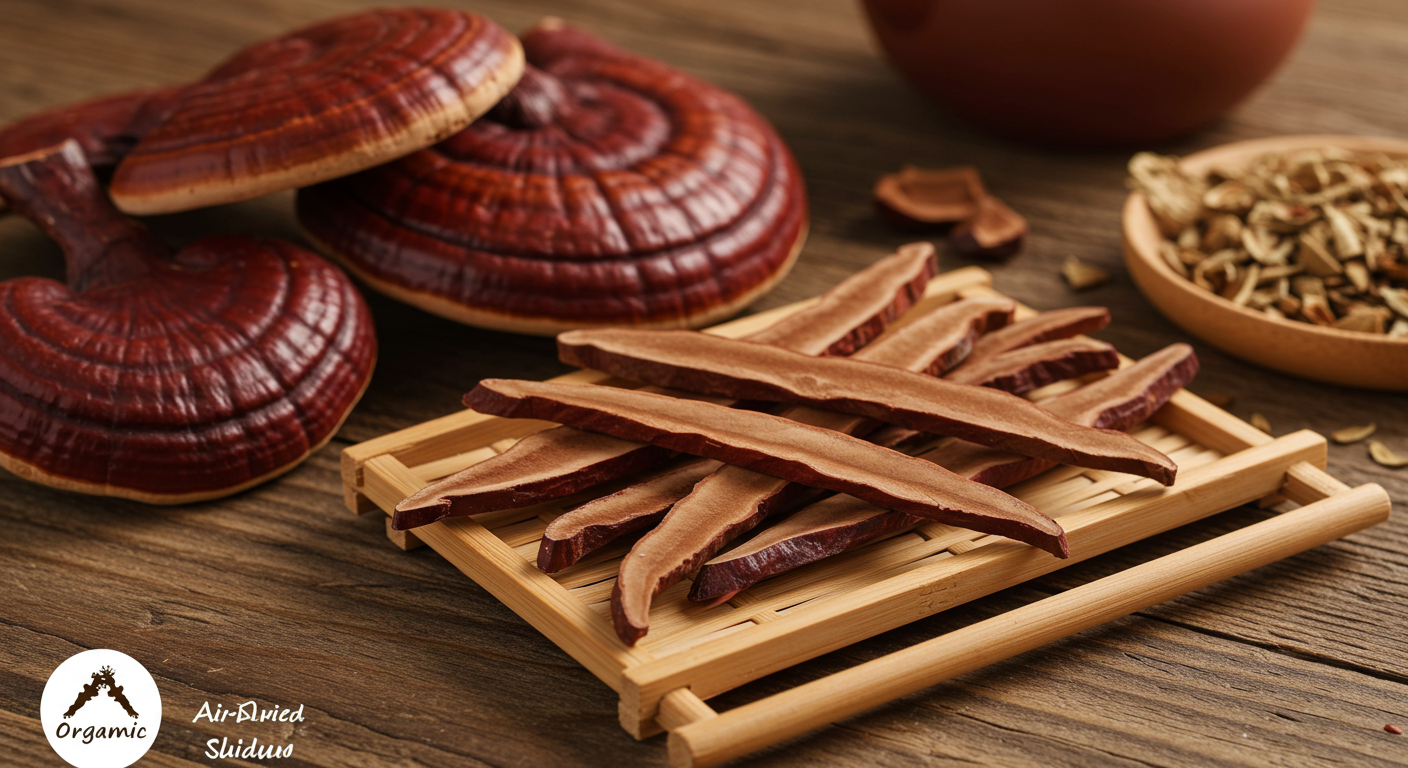 ganoderma lucidium slice