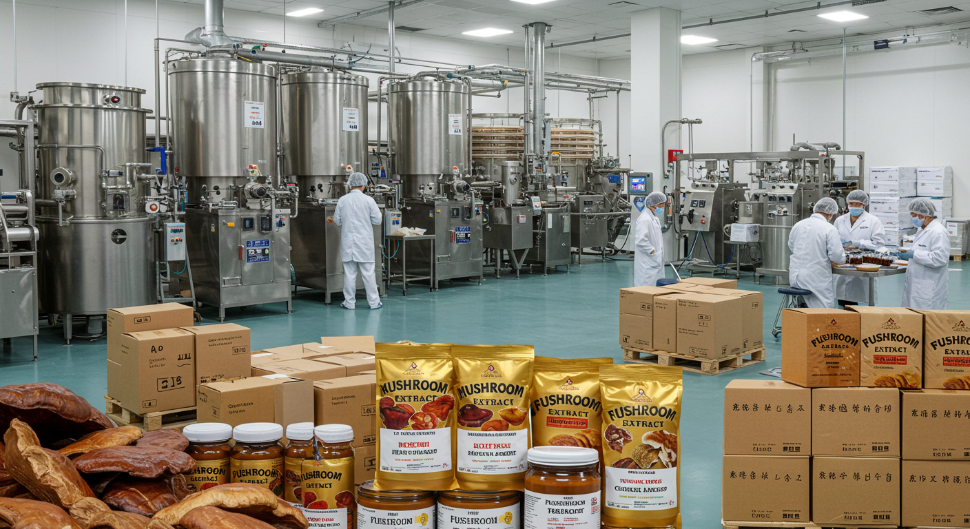 mushroom extract factory