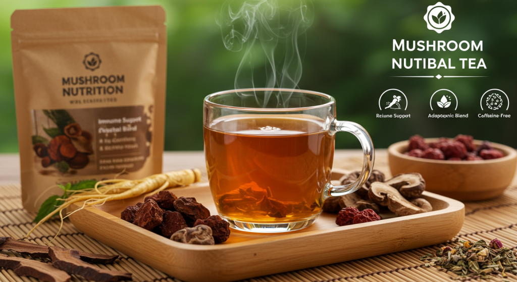 mushroom nutrition herbal tea