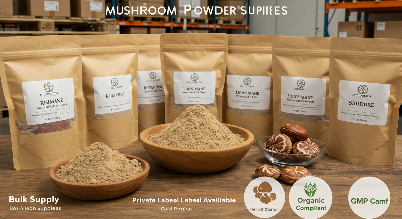mushroom powder suppliers