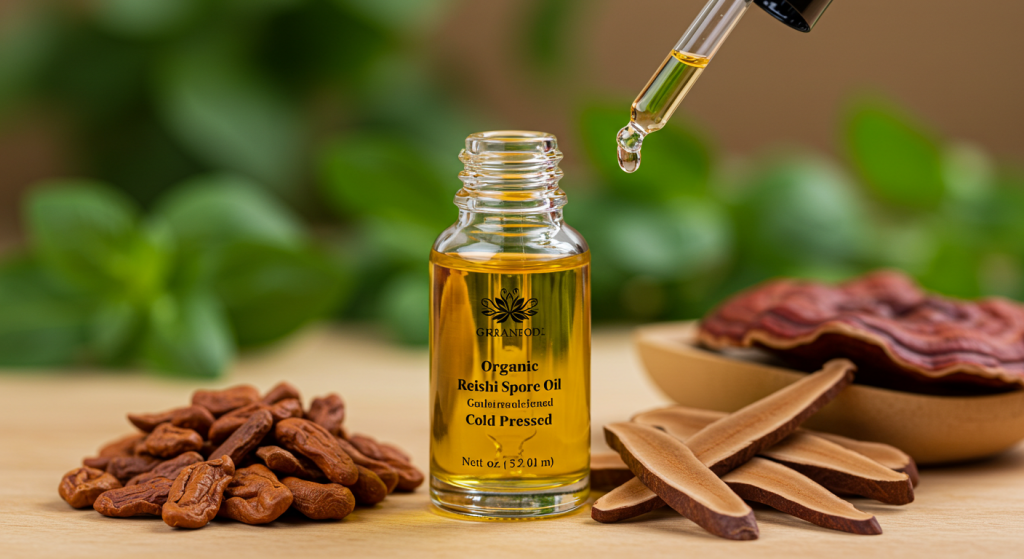 organic ganoderma lucidum spore oil