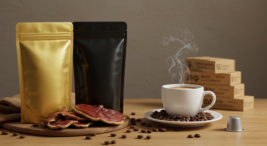 private label reishi coffee