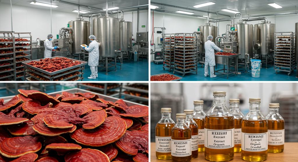 reishi mushroom extract factories