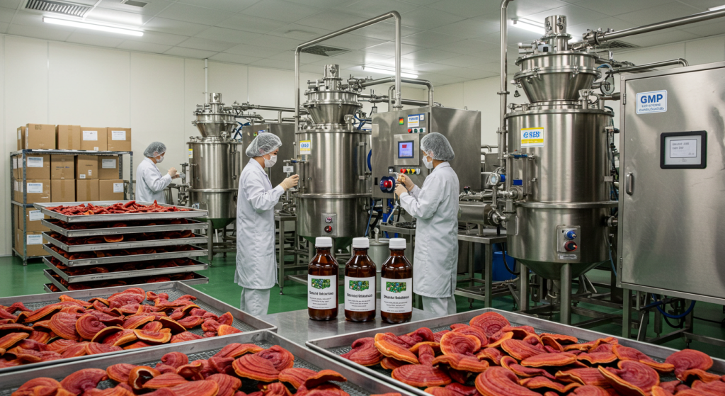 reishi mushroom extract factory