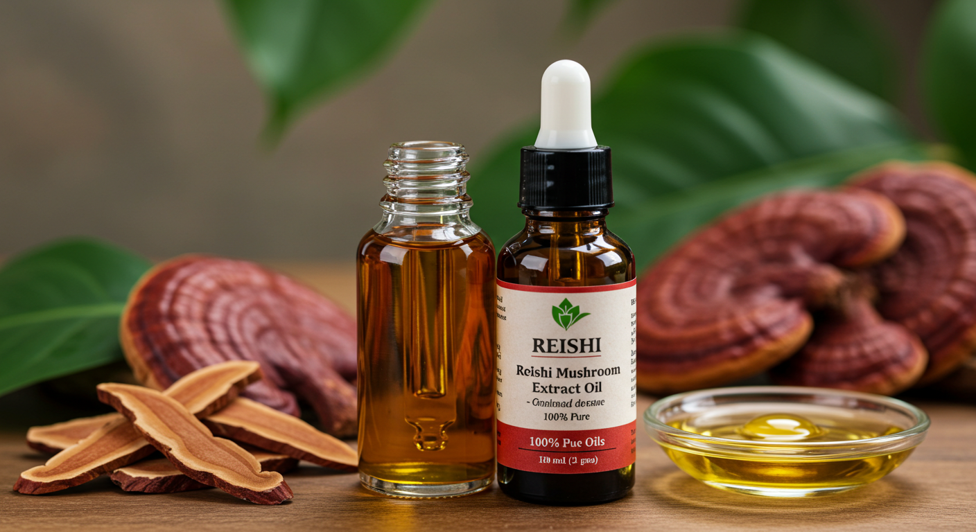 Reishi 버섯 추출물 오일