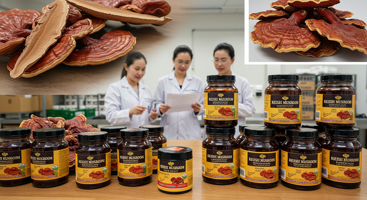reishi mushroom extract powder factory