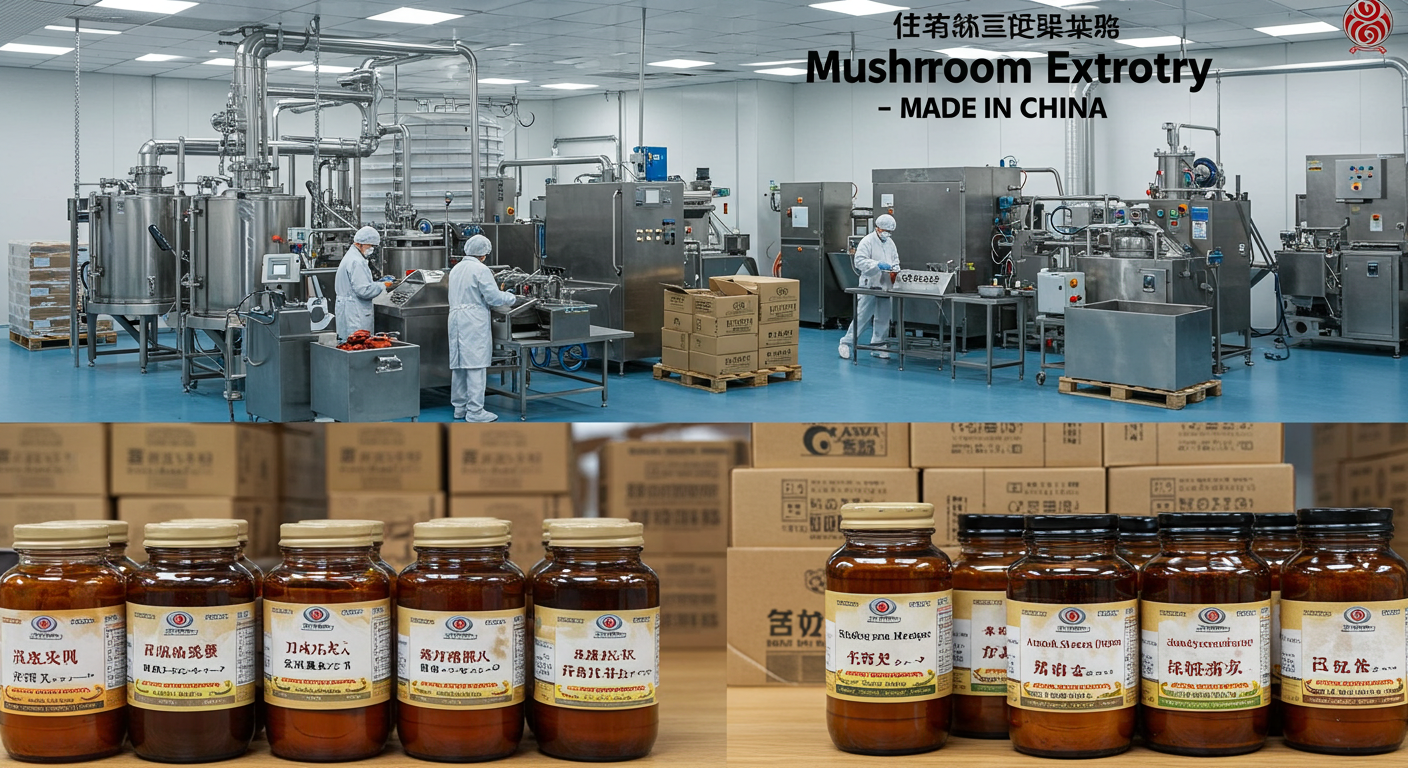 china mushroom extract factory