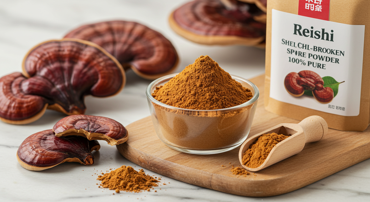 reishi shell broken spore powder