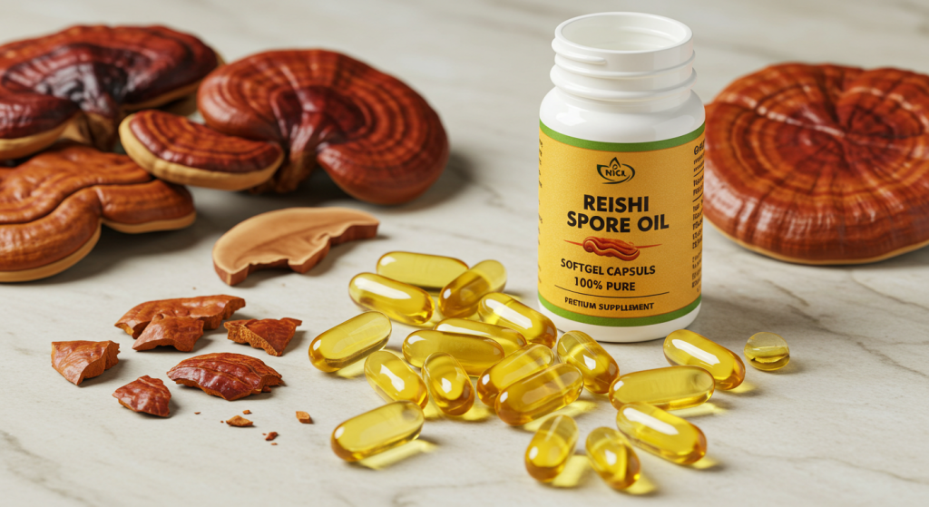 reishi spore oil softgel