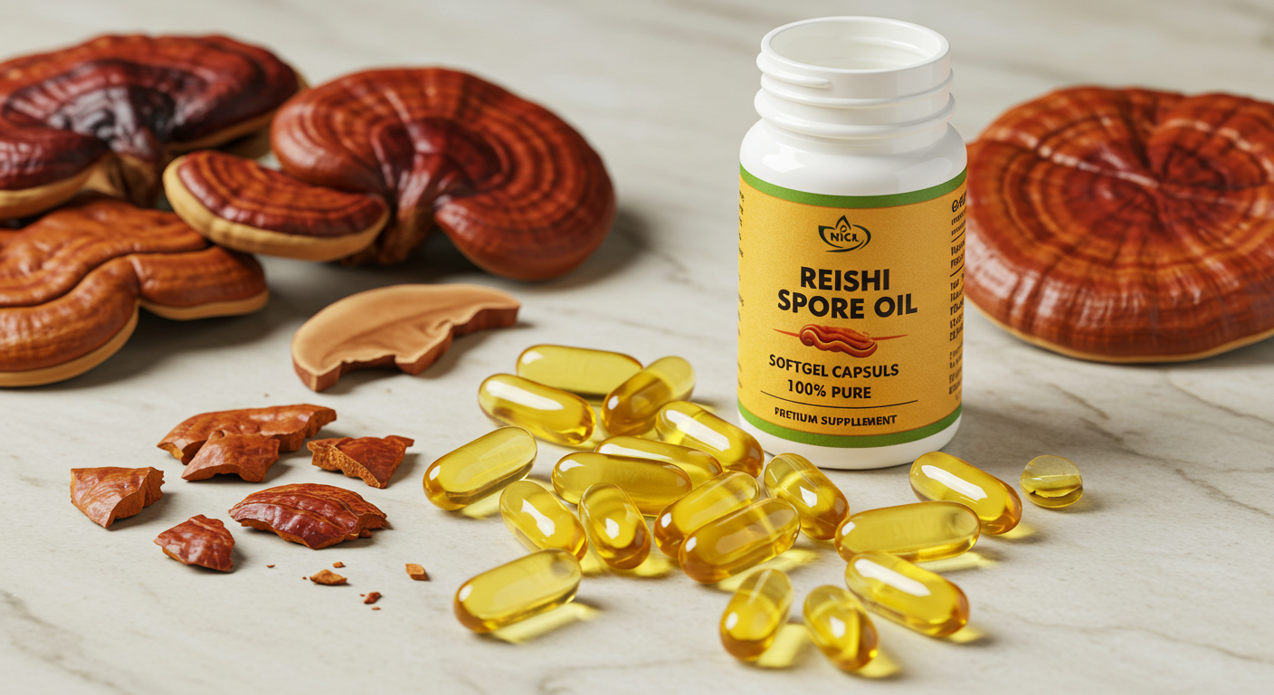 reishi spore oil softgel
