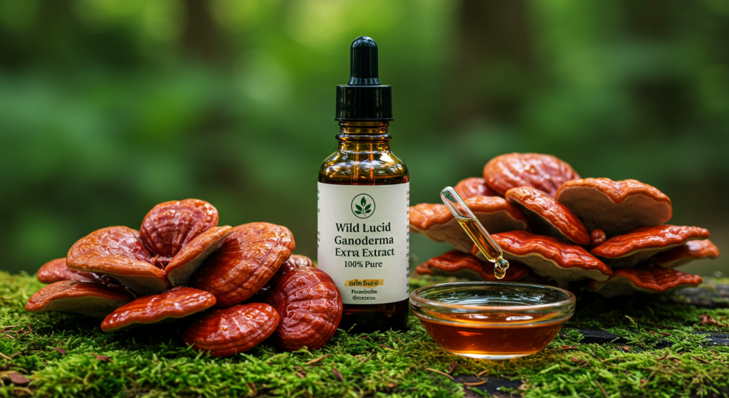 Wild lucid ganoderma extract