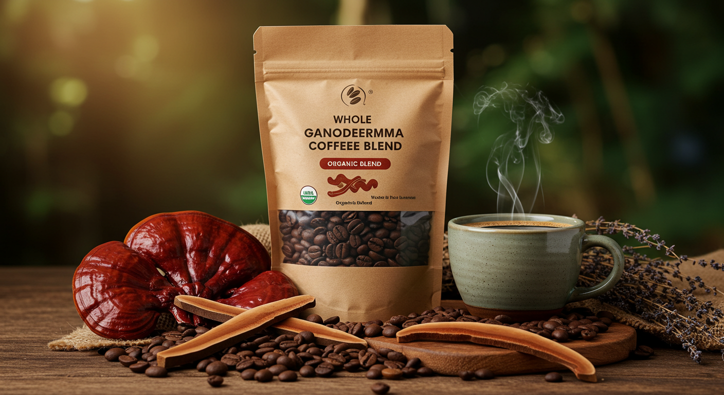 whole ganoderma coffee