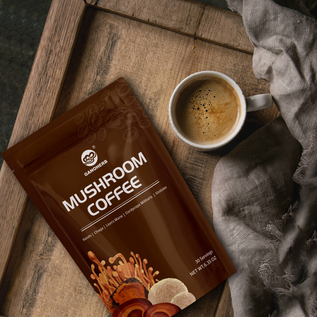 Organic Mushroom Coffee Powder (5)