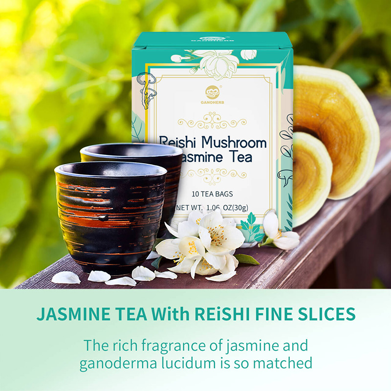 Organic Jasmine Green Tea with Reishi Mushroom (6)