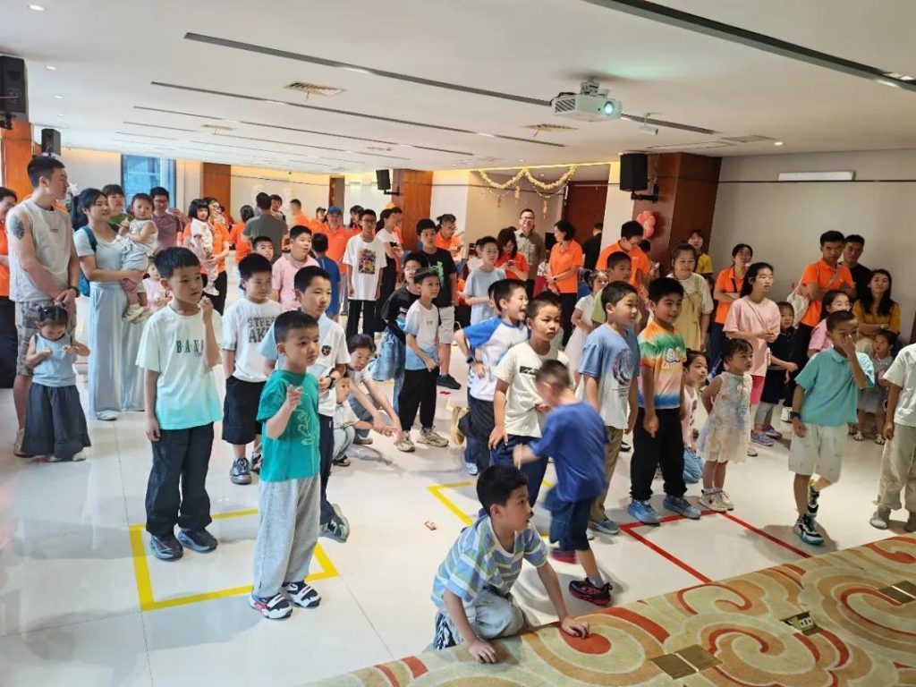 Children experiencing the fun activity How Animals Jump